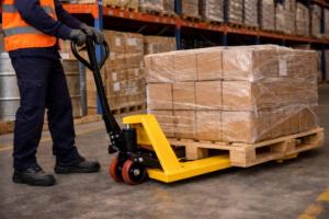 Transpaleta hidráulica manual: eficiencia y seguridad en el manejo de cargas industriales